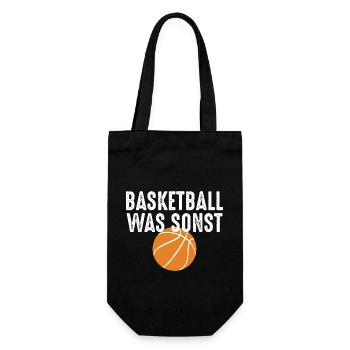 Basketball - Geschenkbeutel für Flaschen - Schwarz - Vorne