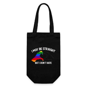 Je suis peut-être hétéro, mais je ne déteste pas soutenir les LGBT - Sac à bouteille - noir - Devant