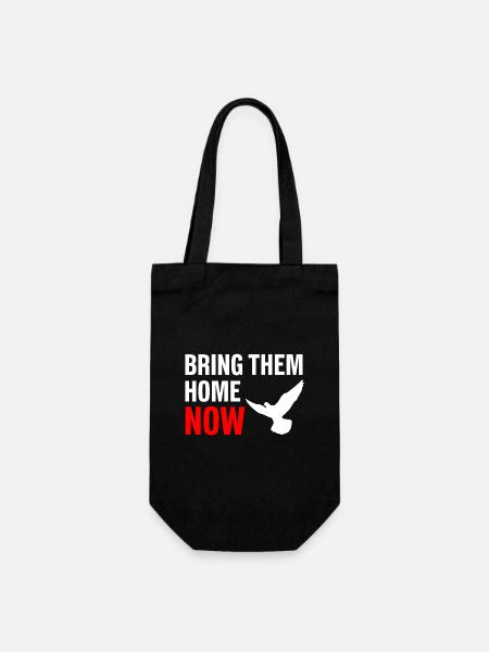 BRING THEM HOME NOW - Geschenkbeutel für Flaschen - Schwarz