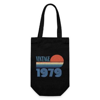 vintage 1979 - Sac à bouteille - noir - Devant