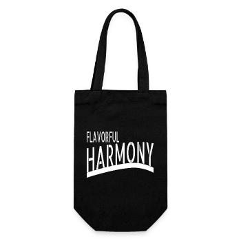 Unity in Diversity Savoring Delights - Gift Bag for Bottles - black - Front