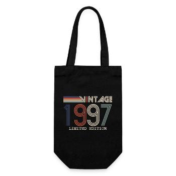 Vintage 1997 Cadeau Anniversaire - Millésime 1997 - Sac à bouteille - noir - Devant
