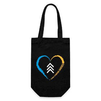Down Syndrome Awareness Arrows Trisomy 21 T21 Men - Gift Bag for Bottles - black - Front