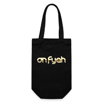 ridm on fyah - Geschenkbeutel für Flaschen - Schwarz - Vorne