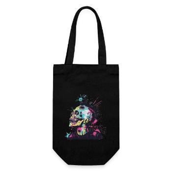 Horror Punk Zombie Mohawk - Gift Bag for Bottles - black - Front