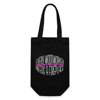Arborists Carpenter Work Tshirts Axes Bday Jokes - Gift Bag for Bottles - black - Front