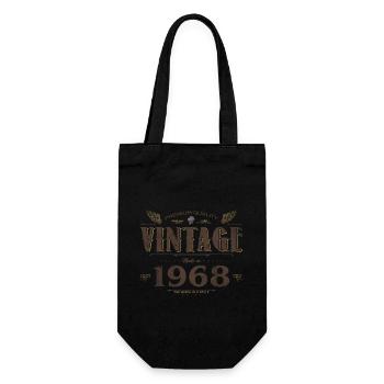 56 Jahre alter Jahrgang 1968 Limitierte Auflage 56. - Geschenkbeutel für Flaschen - Schwarz - Vorne
