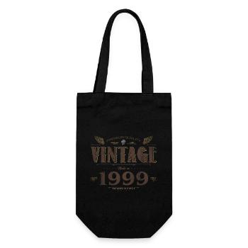 25 Years Old Vintage 1999 Limited Edition 25th - Gift Bag for Bottles - black - Front