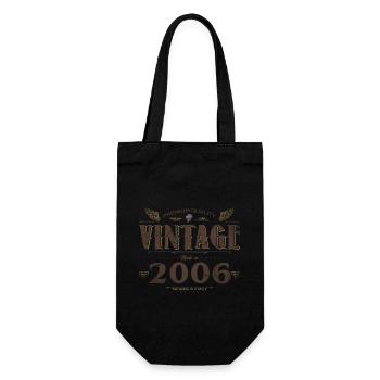 18 Years Old Vintage 2006 Limited Edition 18th - Gift Bag for Bottles - black - Front