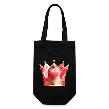 The King of love - Gift Bag for Bottles - black - Front
