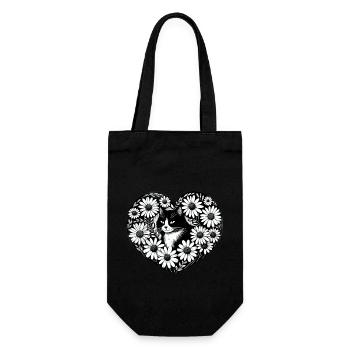 Tuxedo Cat Daisy - Sac à bouteille - noir - Devant