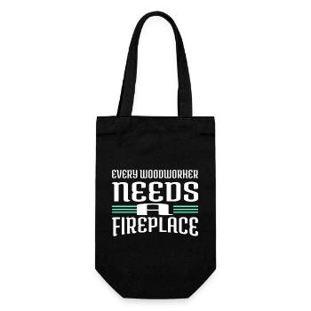Charpentier fille Tshirts bûcheron bûcheron - Sac à bouteille - noir - Devant