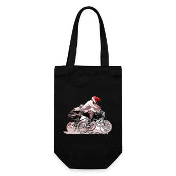 BMX - Geschenkbeutel für Flaschen - Schwarz - Vorne
