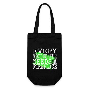 cutter the carpenters sayings - Gift Bag for Bottles - black - Front