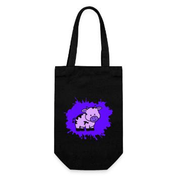 Blobs de vache - Sac à bouteille - noir - Devant