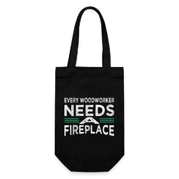 Americas Blogger Woodcutter Quote Funny Sayings - Gift Bag for Bottles - black - Front