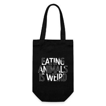 cadeau d’anniversaire sensibilisation aux droits des animaux - Sac à bouteille - noir - Devant