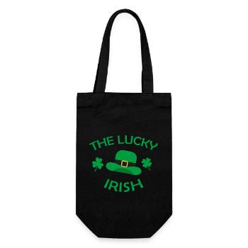 La Saint-Patrick irlandaise porte-bonheur - Sac à bouteille - noir - Devant