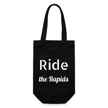 Sayings Rafting Geek Adventure Seekers Jokes - Gift Bag for Bottles - black - Front