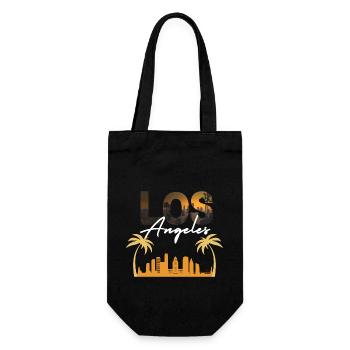 Los Angeles Palmer - Gift Bag for Bottles - black - Front