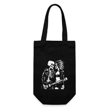 L’amour éternel du rock’n roll - Sac à bouteille - noir - Devant