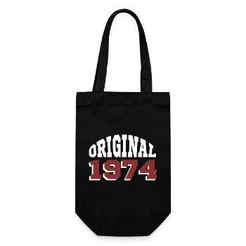 Original 1974 - Geschenkbeutel für Flaschen - Schwarz - Vorne