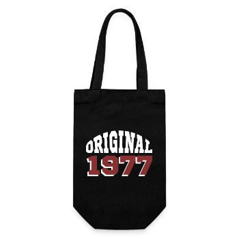 Original 1977 - Geschenkbeutel für Flaschen - Schwarz - Vorne