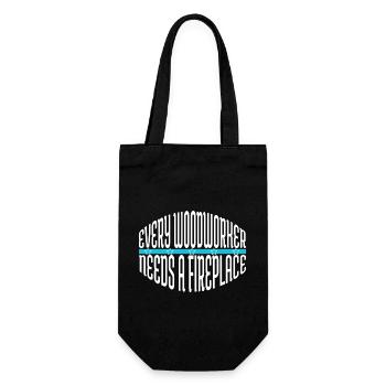 Menuisier Bûcheron - Sac à bouteille - noir - Devant