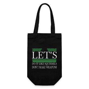 funny sayings child dove of peace cool present - Gift Bag for Bottles - black - Front