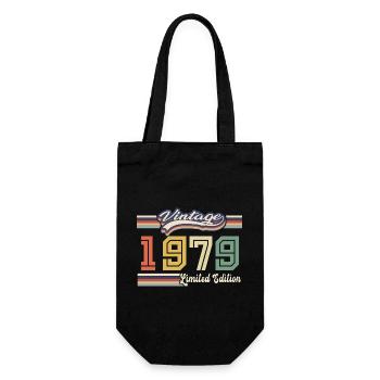 Cadeau D'anniversaire 1979 Génial Depuis 1979 vint - Sac à bouteille - noir - Devant