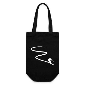 Ski Ski Motif pour Skieur Skieur - Sac à bouteille - noir - Devant