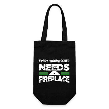 Humour Foresterie Plombier Charpentier Blagues Tshirts - Sac à bouteille - noir - Devant