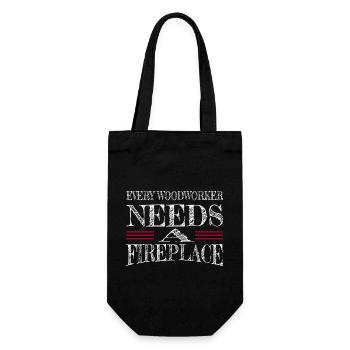 Charpentier Fille T-shirts - Sac à bouteille - noir - Devant