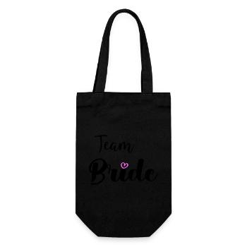 Mariée d’équipe - Sac à bouteille - noir - Devant