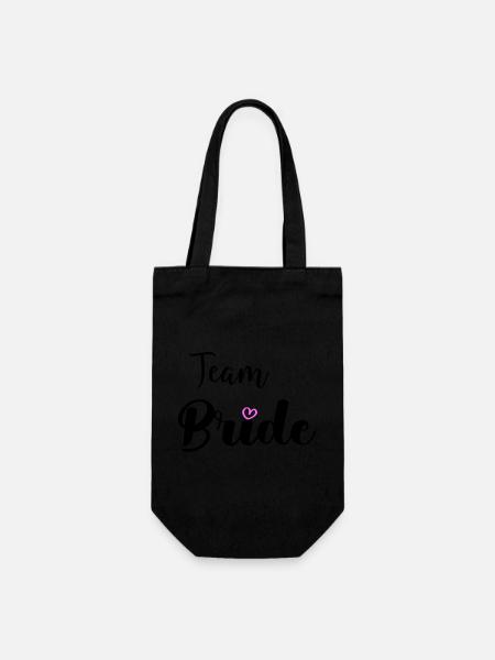 Mariée d’équipe - Sac à bouteille - noir