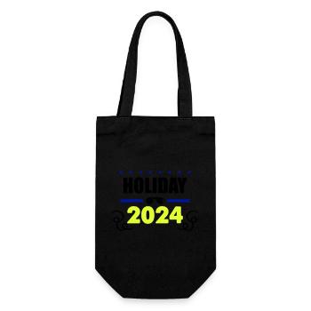 holiday 2024 - Geschenkbeutel für Flaschen - Schwarz - Vorne