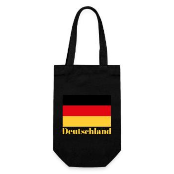 Deutschland Germany Flag German Pride - - Gift Bag for Bottles - black - Front