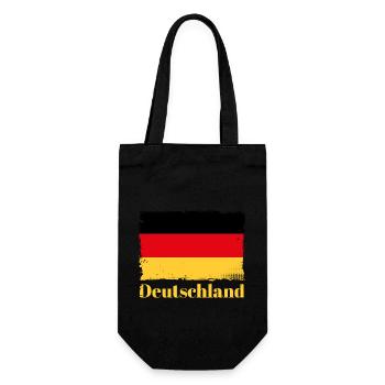 Deutschland Deutschland Flagge German Pride - - Geschenkbeutel für Flaschen - Schwarz - Vorne