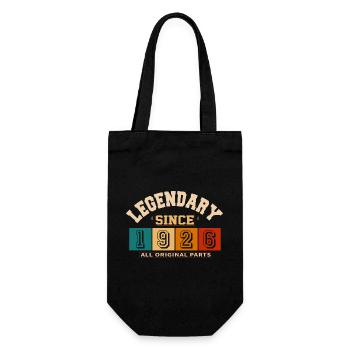 Legendary since 1926 Vintage Retro Anniversary - Gift Bag for Bottles - black - Front