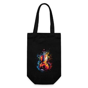 Violon Popart - Sac à bouteille - noir - Devant