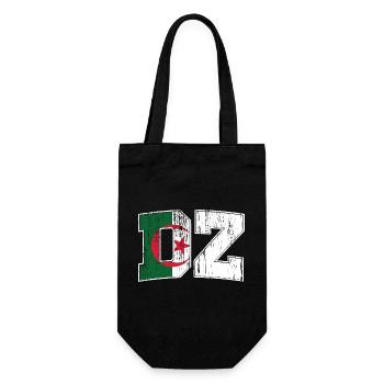 DZ Vintage-Stil - Geschenkbeutel für Flaschen - Schwarz - Vorne