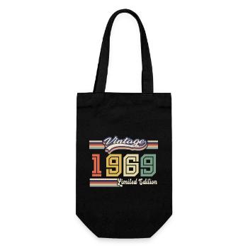 Cadeau D'anniversaire 1969 Génial Depuis 1969 vint - Sac à bouteille - noir - Devant