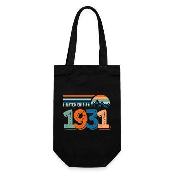 Limited edition 1931 - Gift Bag for Bottles - black - Front
