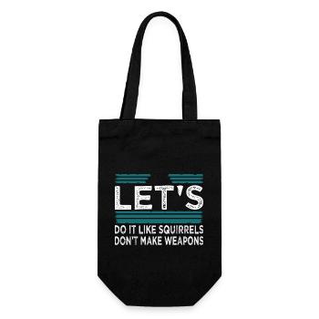 joke heart birthday present idea global peace - Gift Bag for Bottles - black - Front