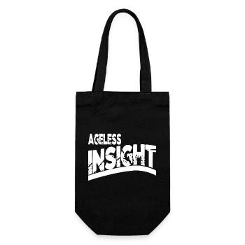 wisdom traditions funny quote geek wisdom quotes - Gift Bag for Bottles - black - Front