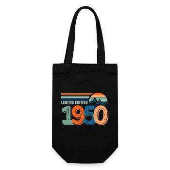 Limited edition 1950 - Gift Bag for Bottles - black - Front