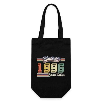Cadeau D'anniversaire 1996 Génial Depuis 1996 vint - Sac à bouteille - noir - Devant