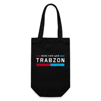 Trabzon Türken Trabzonlu Memleket Urlaub - Geschenkbeutel für Flaschen - Schwarz - Vorne