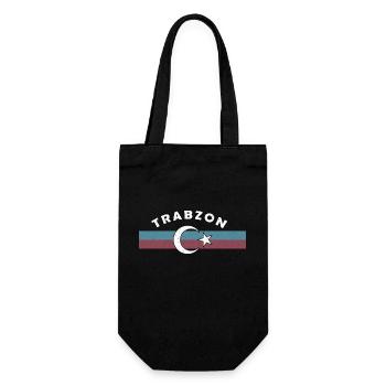 Türken Türkei Trabzon Memleket Göktürkisch - Geschenkbeutel für Flaschen - Schwarz - Vorne