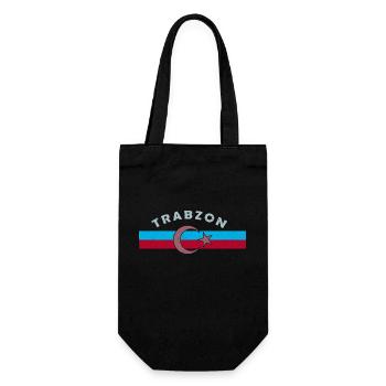 Türken Türkei Trabzon Memleket Göktürkisch - Geschenkbeutel für Flaschen - Schwarz - Vorne